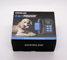 Cppsle Electric Dog Fence 2in1 Wireless Pet Collar Rechargeable Training System