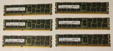 48GB (6x8GB) Samsung M393B1K70DH0-YH9 2RX4 PC3L-10600R ECC Server Memory