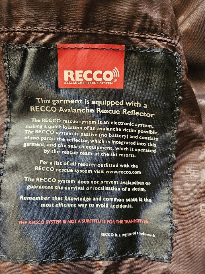 THE NORTH FACE Waterproof Ski Jacket / Rain Jacket Recco Size S eBay