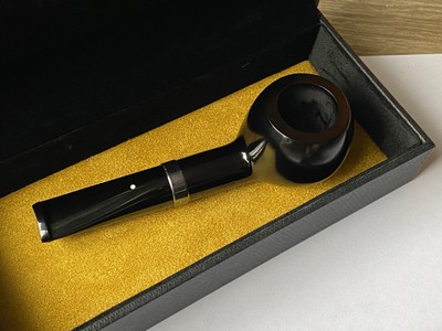 Dunhill - The White Spot Dress Pipe Stubby Prince  ''Einzelstück 4107'' - black