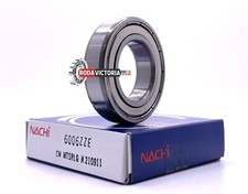 NACHI 6006 ZZ E CM DEEP GROOVE BALL BEARING, METAL SHIELDED 30x55x13mm