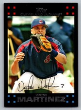 2007 Topps #434 Victor Martinez SN Cleveland Indians