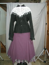 Victorian Dress Women's Edwardian Costume Civil War Reenactment