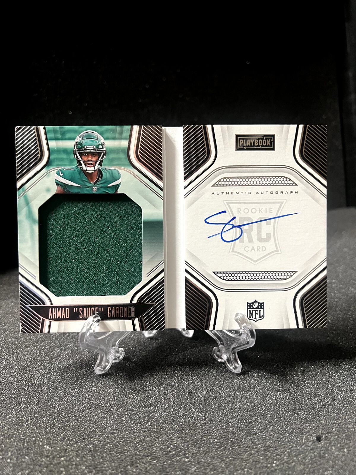 2022 Panini Playbook - Rookie Jersey Autographs #228 Ahmad Gardner /299