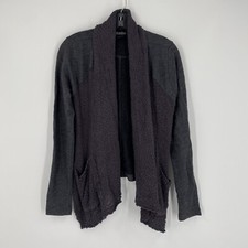 Lucky Brand Women s Open Waterfall Front Long Sleeve Cardigan size S