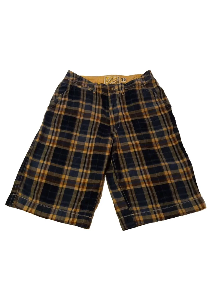 Pantalones Cortos de Verano No Boundaries Noho Azul a Cuadros Para Hombre Talla 30 Foto 2 de 4