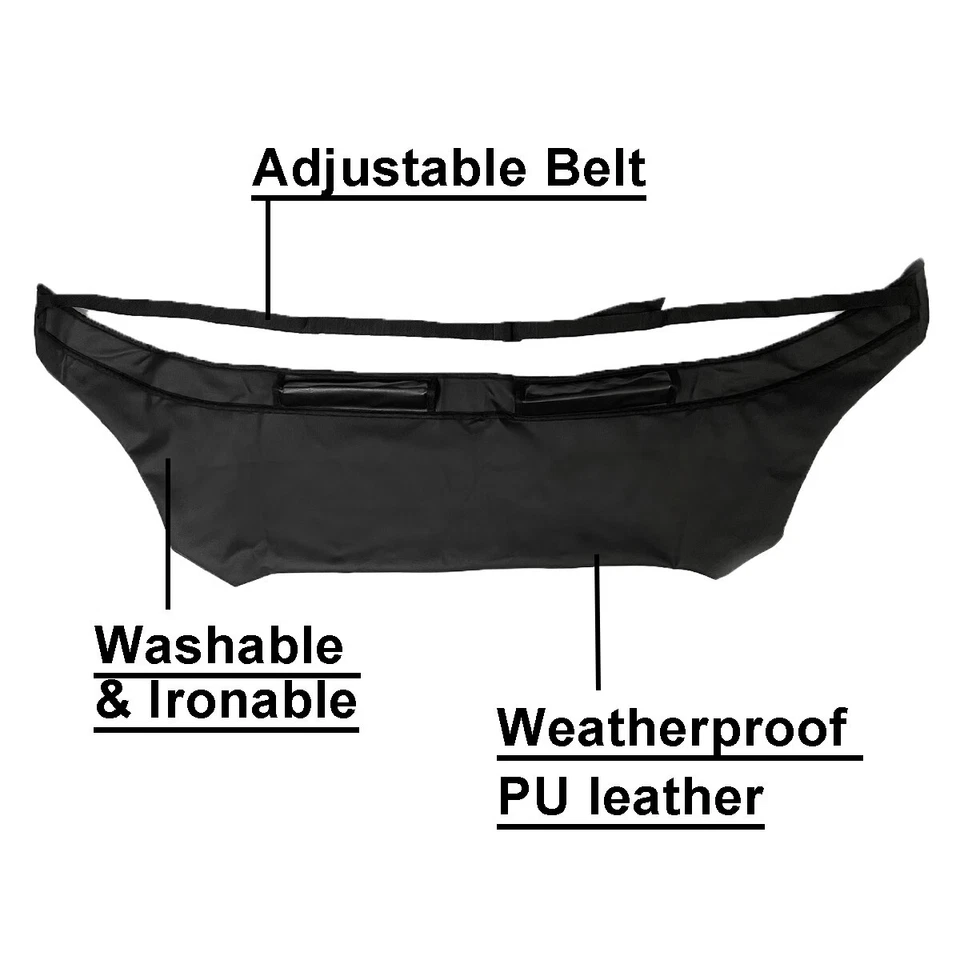 Máscara preta capa sutiã capô carro para Lexus IS250 IS350 2006-2013 - Imagem 3 de 4