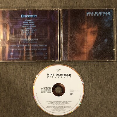 Mike Oldfield Discovery West German CD Smooth Case BLUE LABEL TARGET ERA CDV2308