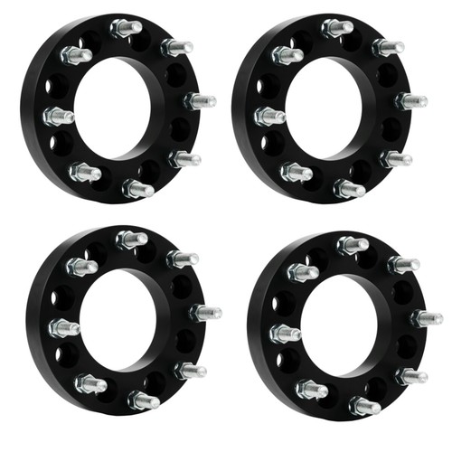 4PCS 1.5 8x180 to 8x6.5 Wheel Spacers Adapters for Chevy Silverado 2500 HD