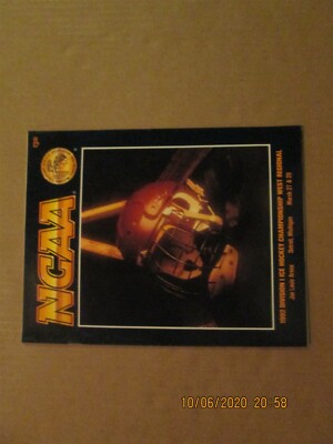 NCAA Vintage 1992 Division 1 Ice Hockey Championship West Regional Program
