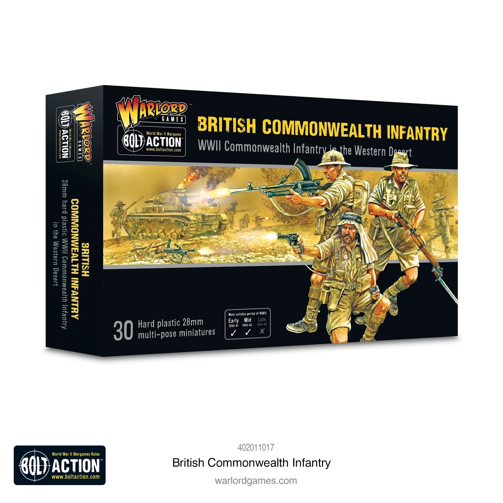 BRITISH COMMONWEALTH INFANTRY ww2 commonwealth infantry in the western desert BO