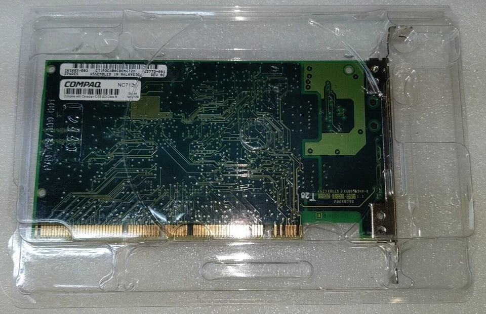 Compaq Gigabit server Adapter NC7131 PCI-X NIC Card 161665-001 - Image 2 of 3