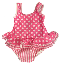 Flap Happy Girls' Baby UPF 50+ Infant Ruffle Swimsuit Size 12 Months