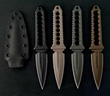 ZU Bladeworx Bronze SubSonic Fixed Blade Custom Knife