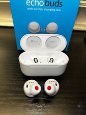 Amazon Echo Buds with Active Noise Cancellation 2021 release, 2nd gen White