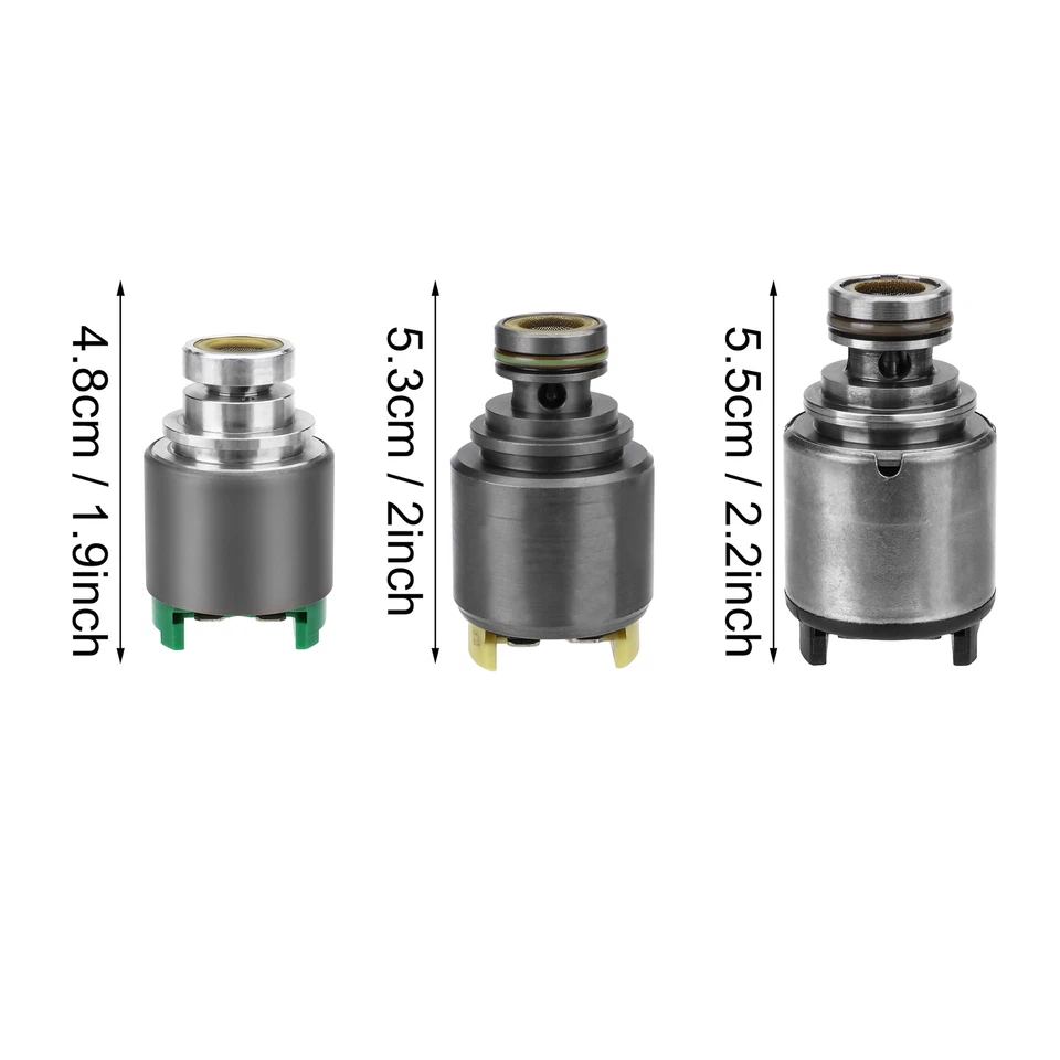 7pcs Transmission Solenoid Valve Kit For 5 Speed for AUDI A6 S4 for BMW 323ti — 第 2/4 张图片