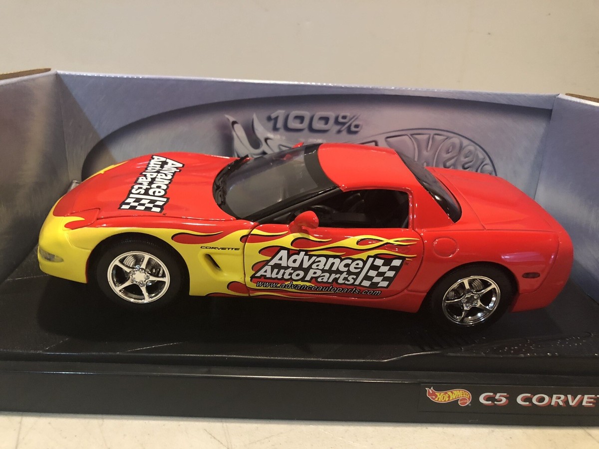 C5 Corvette　コルベット　ミニカー　HOT Wheels　中古 HOT WHEELS COLLECTIBLES MATTEL C5 CORVETTE 1/18