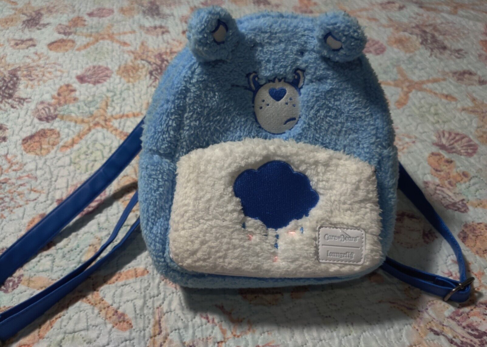 Loungefly Care Bears Grumpy Bear Mini Backpack Blue W… Gem