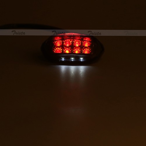 11 LED Mini Motorcycle Dirt Stop Tail Light Brake Running License Plate Red #JP - Picture 9 of 9
