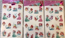 3 packs of Little Mermaid Ariel Tattoos 16 tattoos per package Party Supplies