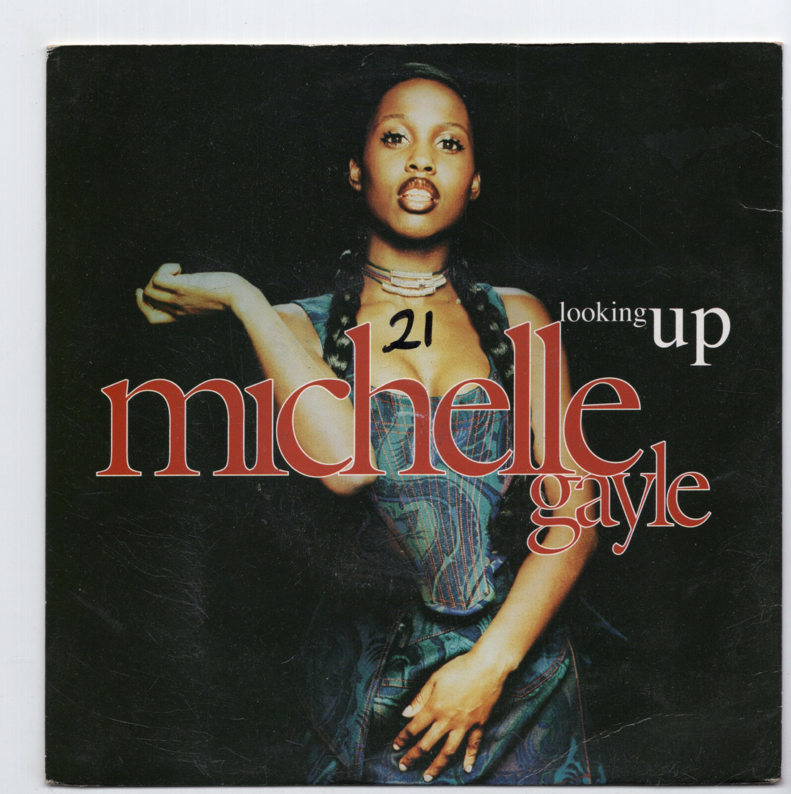 (D158) Michelle Gayle, Looking Up - 1993 - 7"" vinyl