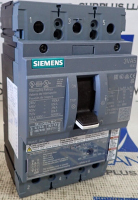 NEW Siemens Circuit Breaker 3VA5220-6EC31-0AA0  3 pole 200 amp 600v 65kA@480v