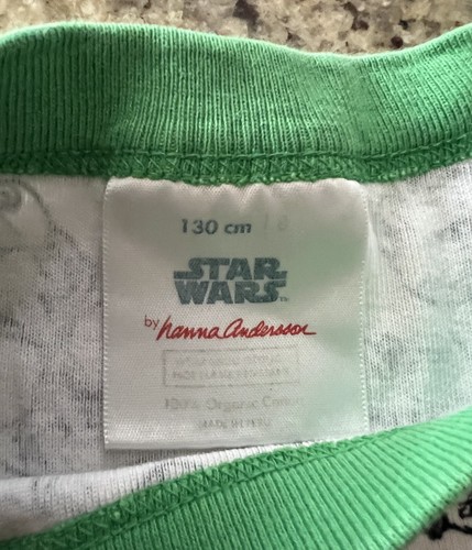 Hanna Andersson Boys Star Wars Organic Pajama Top Shirt Size 130/8 Darth Vader - Picture 6 of 7