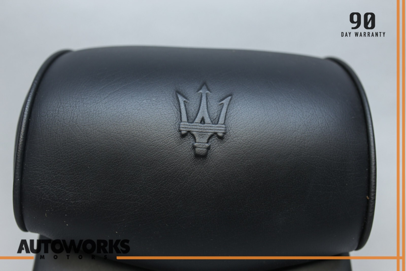 05-08 Maserati Quattroporte M139 Rear Back Center Seat Headrest Black OEM