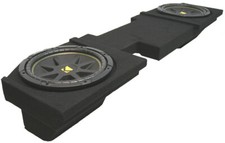 02-13 Fits Dodge Ram Quad Crew Truck Dual 10" Kicker Bundle Comp C10 Sub Box