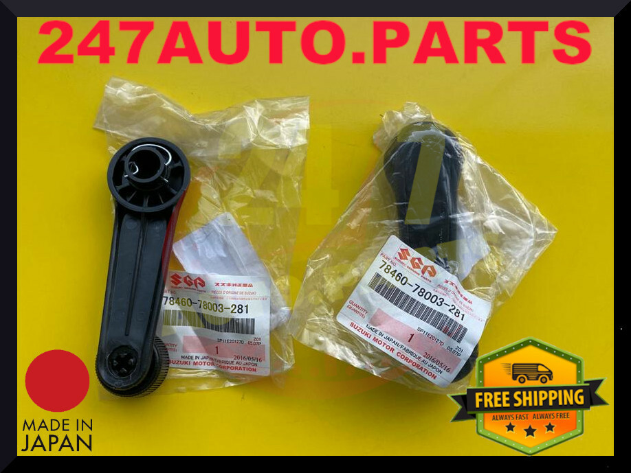 TWO OEM ORIGINAL SUZUKI WINDOW CRANK HANDLE FOR SAMURAI 86-95