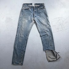 Levis 501 Vintage 80s Redline Selvedge USA XX Jeans Light Wash 32x34 Boot Cut