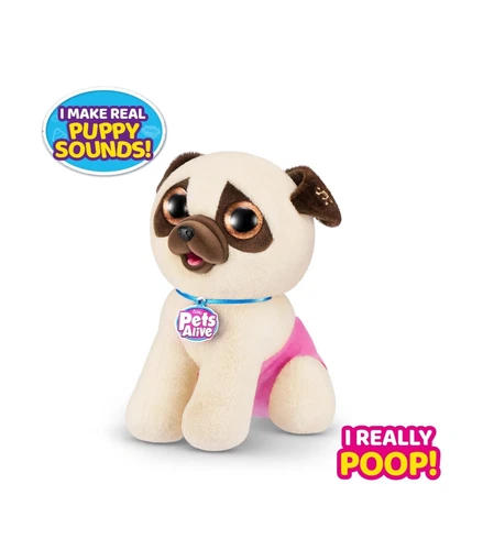Pets Alive Pooping Puppies Interactive Plush by ZURU - Picture 10 of 11