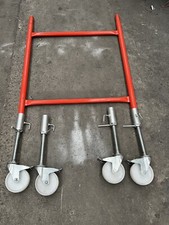 4 x SCAFFOLD TOWER ADJUSTABLE CASTOR WHEELS