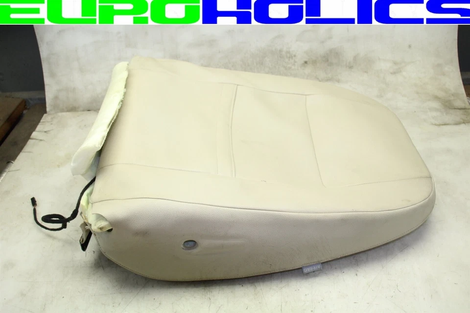 Volkswagen VW Passat 12-15 Right Front Passenger Upper Seat Cushion Beige Vinyl - Image 4 of 4