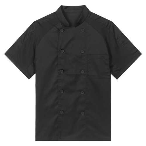 Mens Chef Coat Womens Jacket Cook Tops Cookings Uniform Breathable Shirt Hotel - Picture 18 of 55