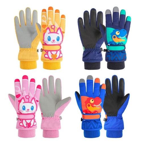 Toddler Gloves Ages 2-4 Sea Zaela Kids Waterproof Snow Gloves