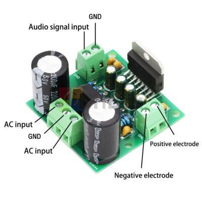 High Power 100W Mono Digital Power Amplifier Board TDA7294 HIFI Amplifier Module