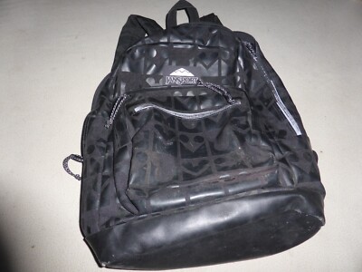 ebay disney jansport backpacks DISNEY MICKEY JANSPORT BACKPACK SPECIAL EDITION MICKEY LAPTOP STEALTH BLACK  BAG