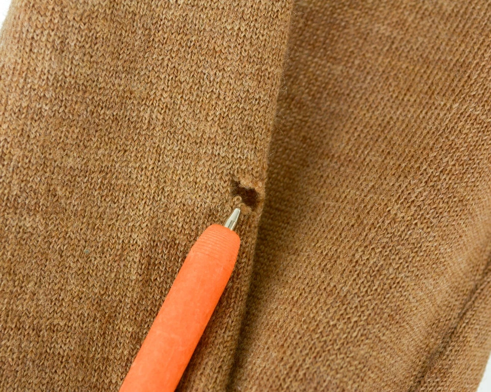 TIGER OF SWEDEN 'RAEL' Pull En Laine Italienne Fines L Marron Tricot - Photo 3/4