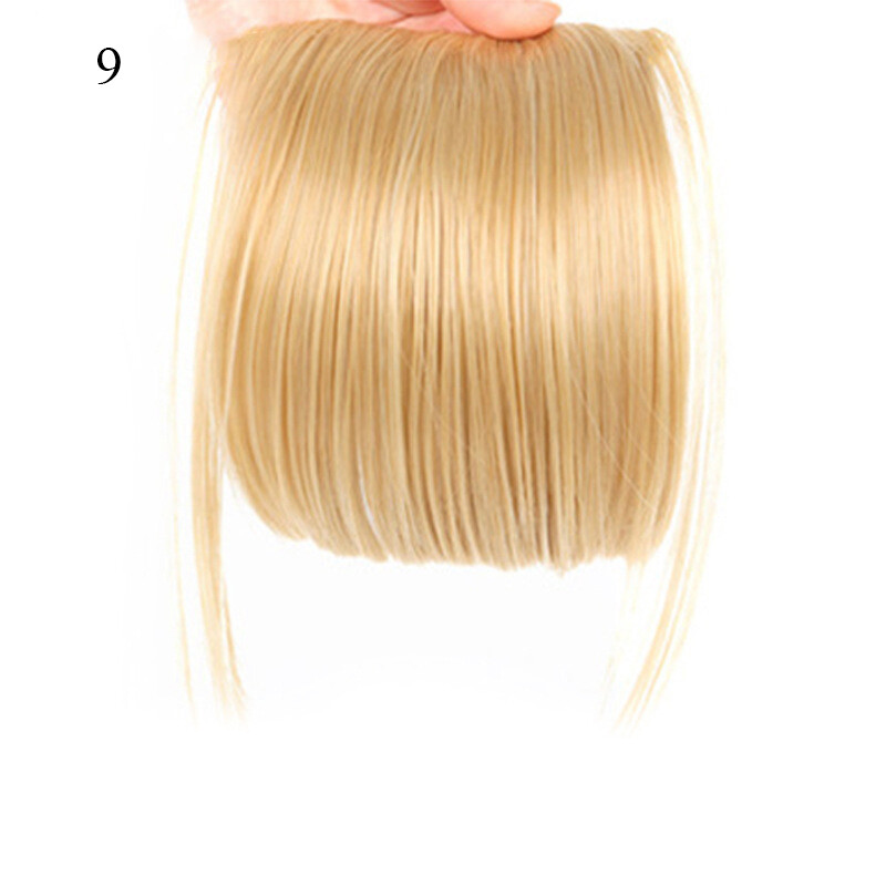Clip In Womens For Human Hair Near Bangs Front Fringe Hair Extension 17