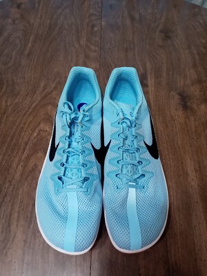 NEW Men\'s  Nike Rival Zoom Blue Chill Distance Running Spikes DC8725-400 Size 14 Nike Zoom Rival Distance Track Shoes Blue Chill Running  main image 3