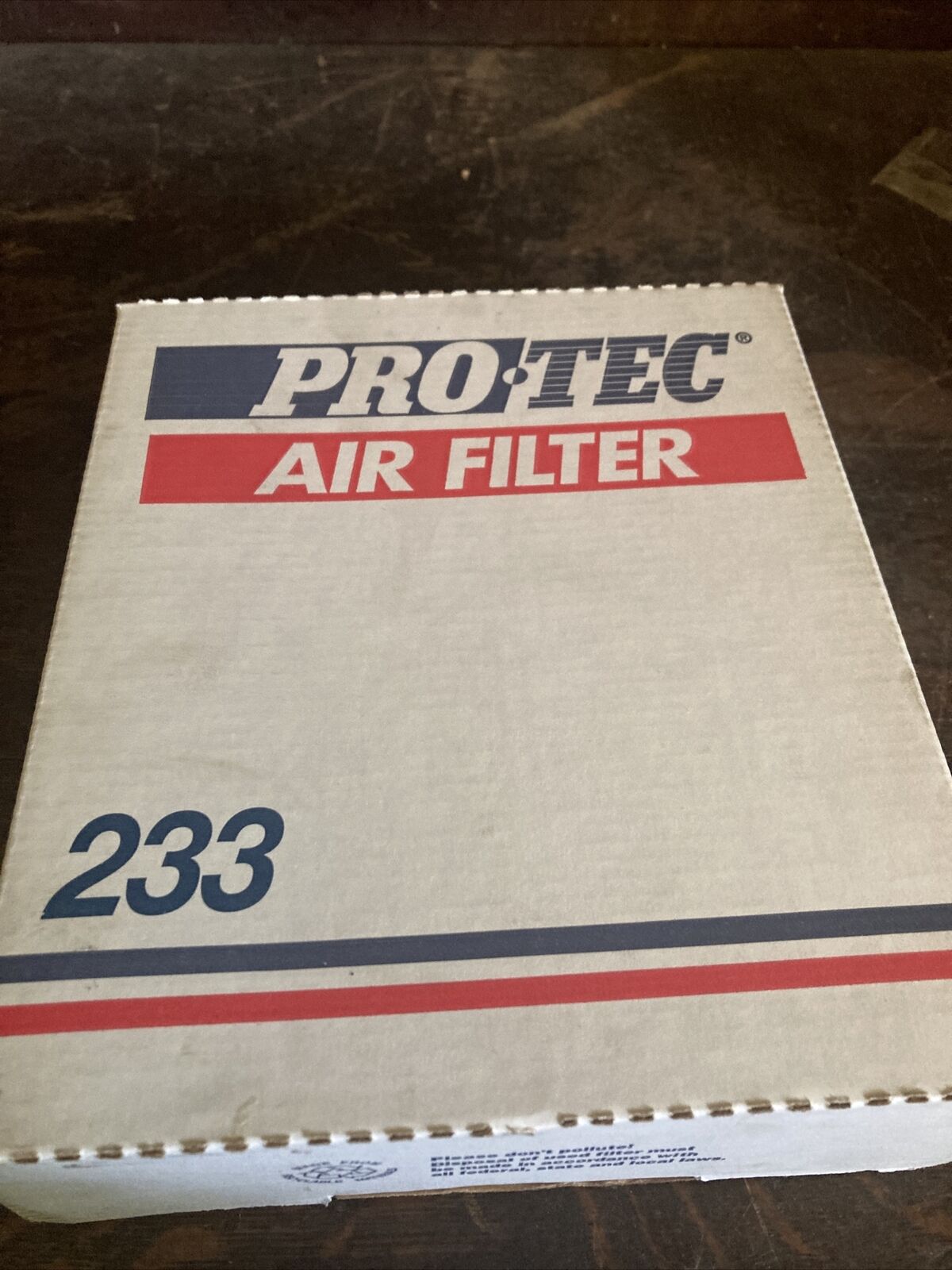 NOS Pro Tec 233 Air Filter Panel