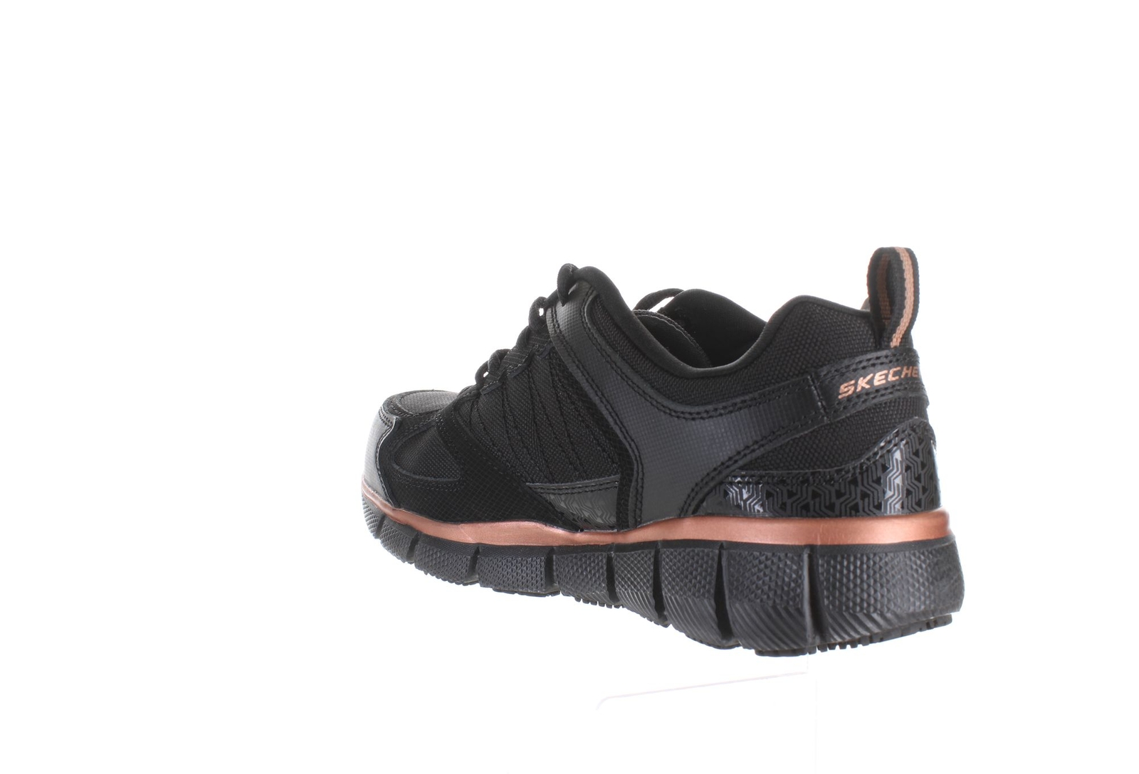 Zapatos Trabajo Hombre Zapatos De Seguridad Skechers Relaxed Fit Telfin Sanphet SR Para Hombre Negros, Antideslizantes Para Trabajar En