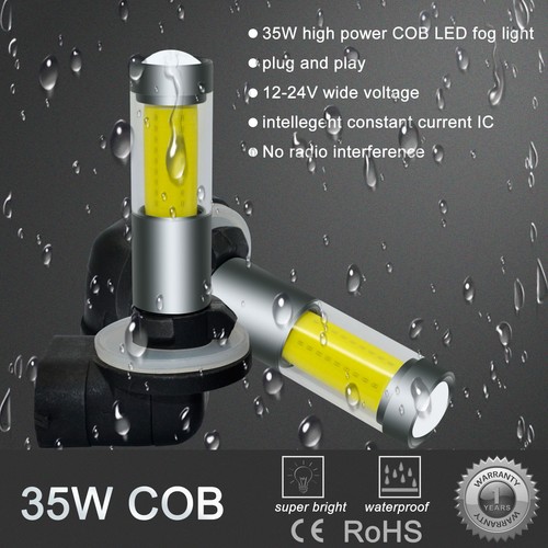 Alla 896 LED Fog Light Bulb,3K Golden Yellow High Visibility Adverse Snow Rain - Bild 9 von 10