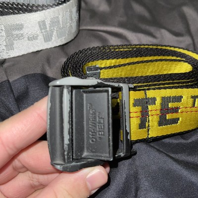 Lot Of (2) Off White Belt . Yellow And Silver Belt Unisex | eBay display picture 1