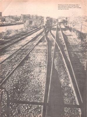 Seaboard Coastline Railway GP-7 Locomotive Waits For Cars Vtg Magazine Excerpt