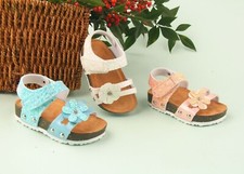 SANDALI bimba (19-24) eleganti azzurri bianchi rosa regolabili con strap