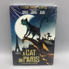 A Cat In Paris DVD, 2012 Anjelica Huston Matthew Modine NEW SEALED w/Slipcover
