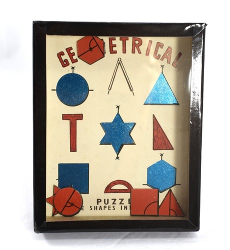 Shackman Geometrical Puzzle Box Child Adult Shapes Dexterity Coordination 1998 - Picture 2 of 5