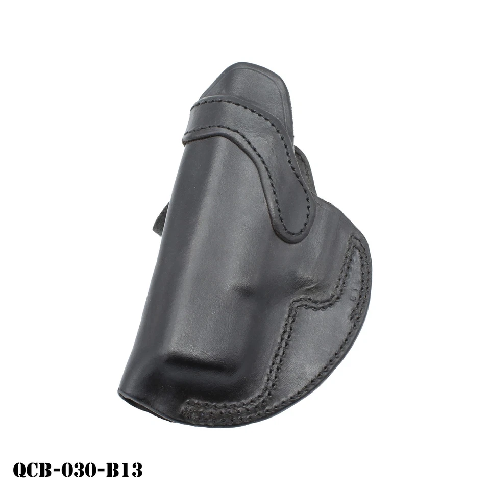 Kramer G19 Glock 19 Holster Black Leather ~ RH ~ USED US Government Surplus - Image 4 of 4